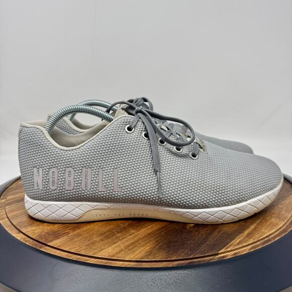 NOBULL Outwork Cross Training Shoes Sneakers Grey/White M Size 10 W 11.5 - Picture 1 of 9